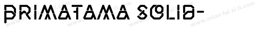 Primatama Solid字体转换
